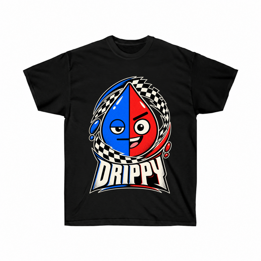 DRIPPY SPLIT SIGNAL TEE